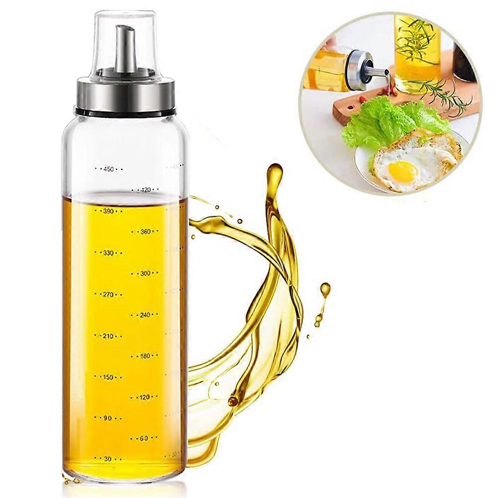 Multipurpose Dispenser, Automatic Cap, Leakproof Cooking Oil Bottle