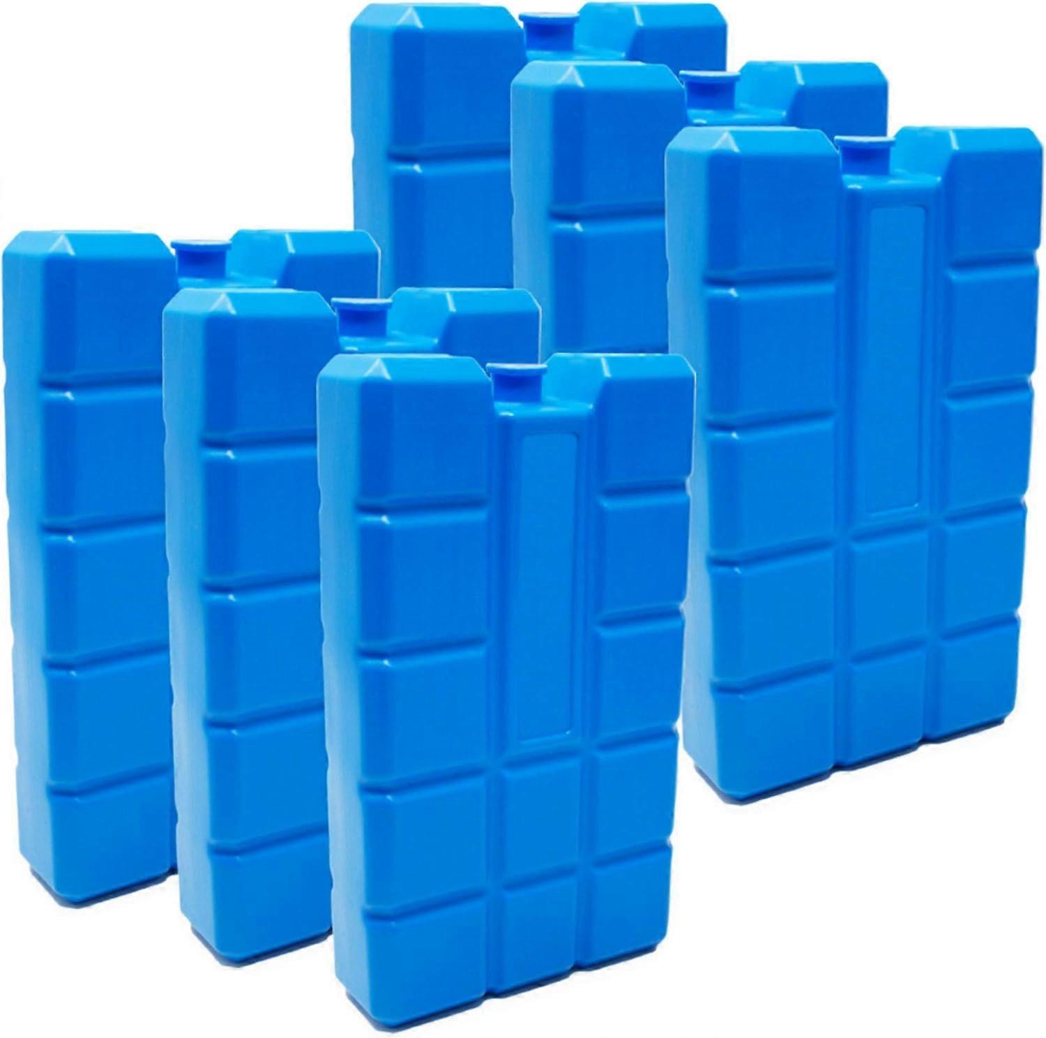 Set of 6 ice packs with 400 ml each, 6 blue cooling elements for the cool bag or cool box