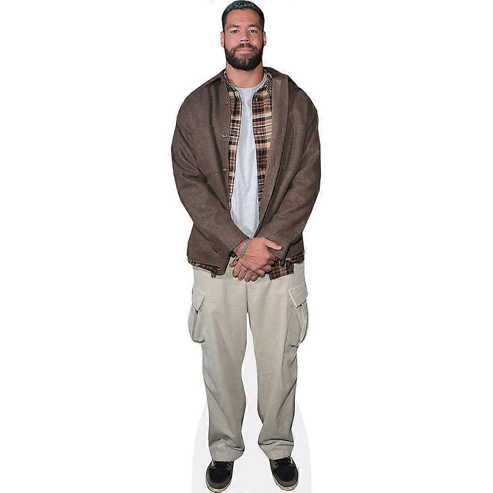 Christopher Uzomah (Brown Jacket) Cardboard Cutout (lifesize OR mini size). Standee. Stand Up.