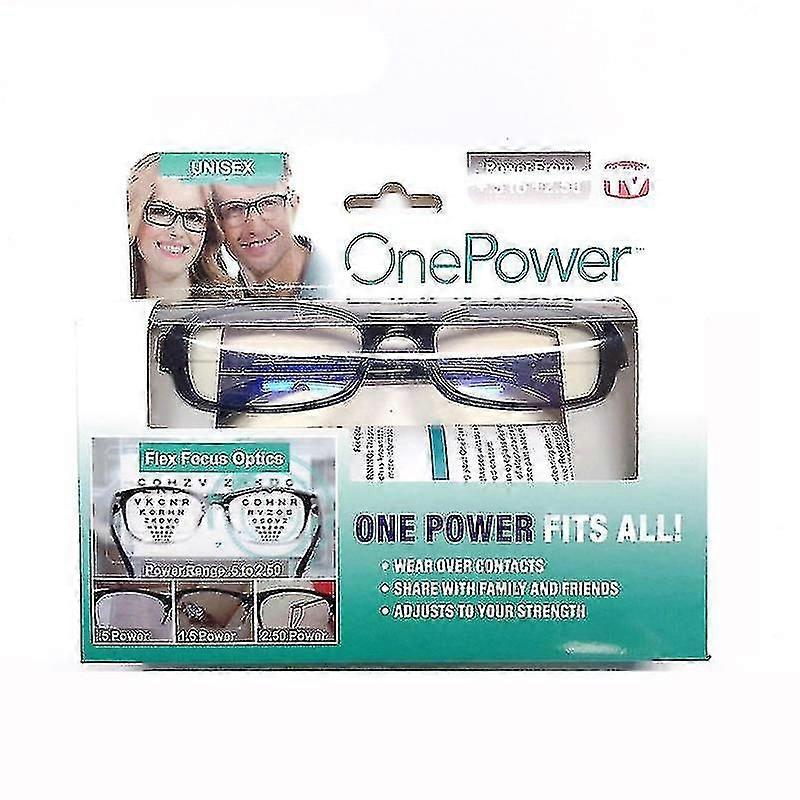 One Power Readers Auto Adjusting Bifocal Reading Glasses Mulifocal +50 To +250