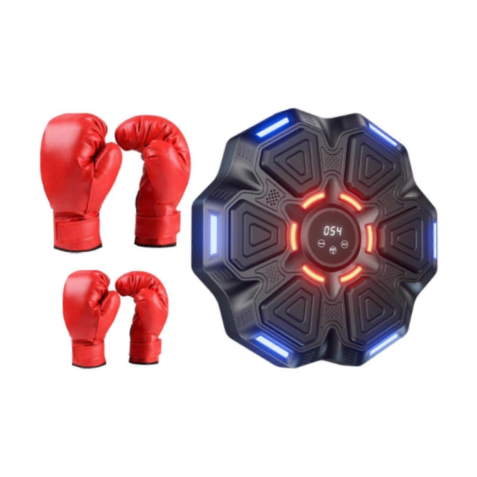 Machine de boxe musicale, cible murale, entraînement de boxe, noir