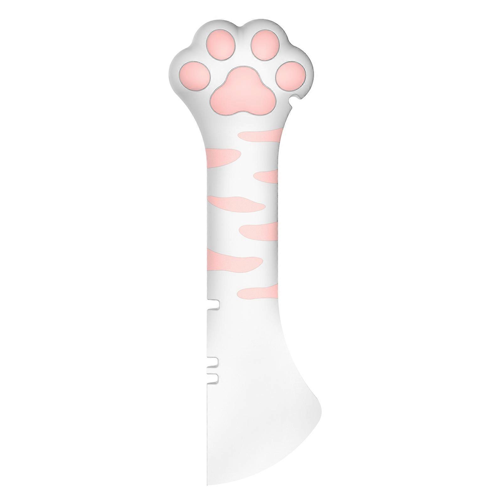 for Cat Can Spoon Pet Wet Food Can Opener Safe Silicone Scoop for Dog and for Cat Cans Pointed Angle for Easy Scooping  White