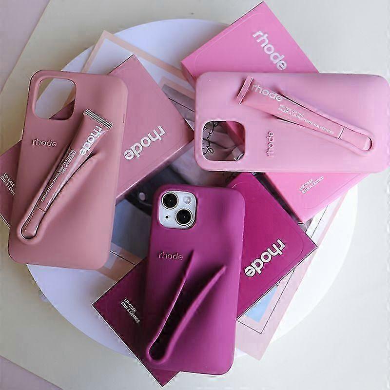 Lipstick lip silicone full package suitable for iPhone 13/14/15 pro max mobile phone case for iPhone