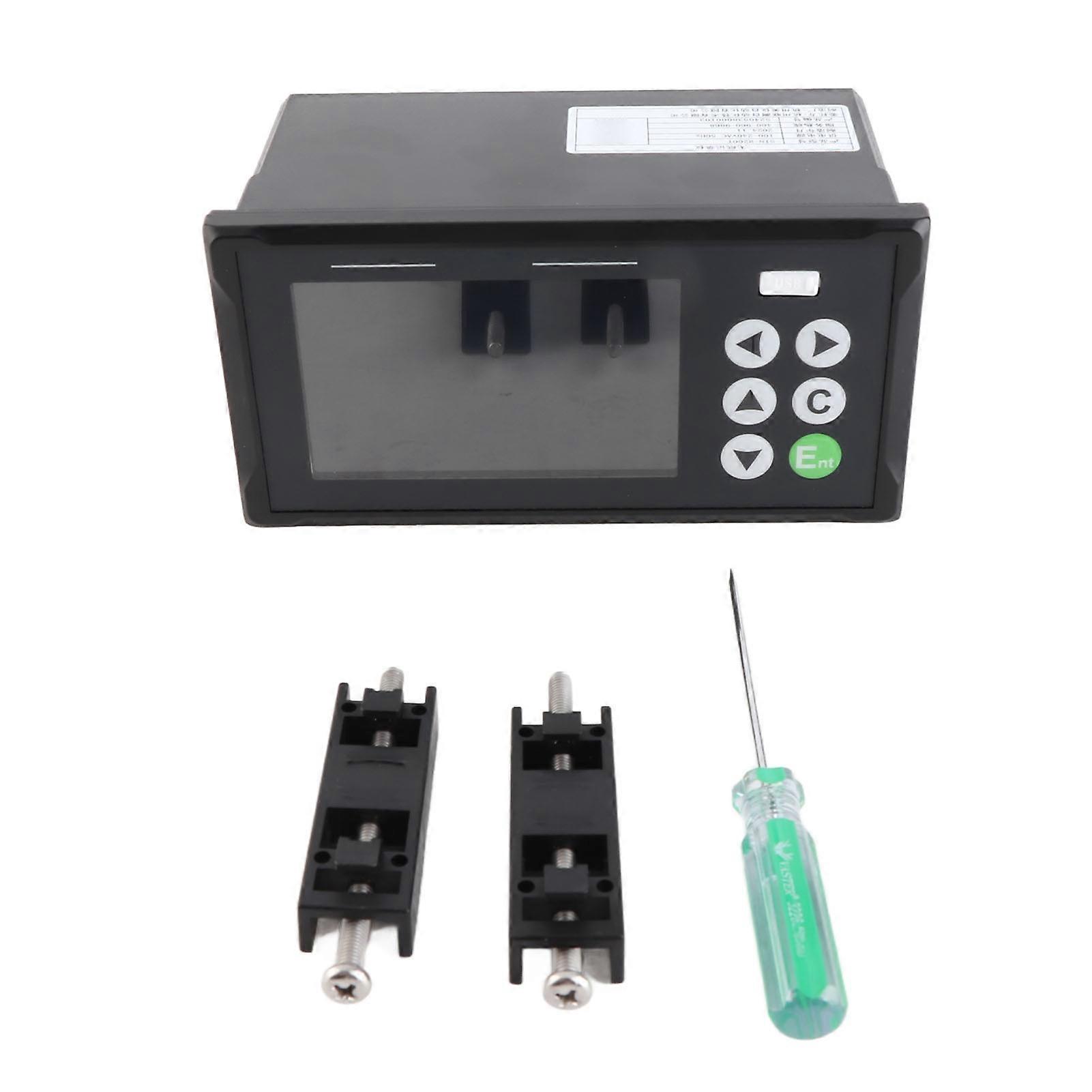Multi Channel Paperless Recorder 4in 2 Alarm USB Industrial Curve Data Temperature Humidity Inspection