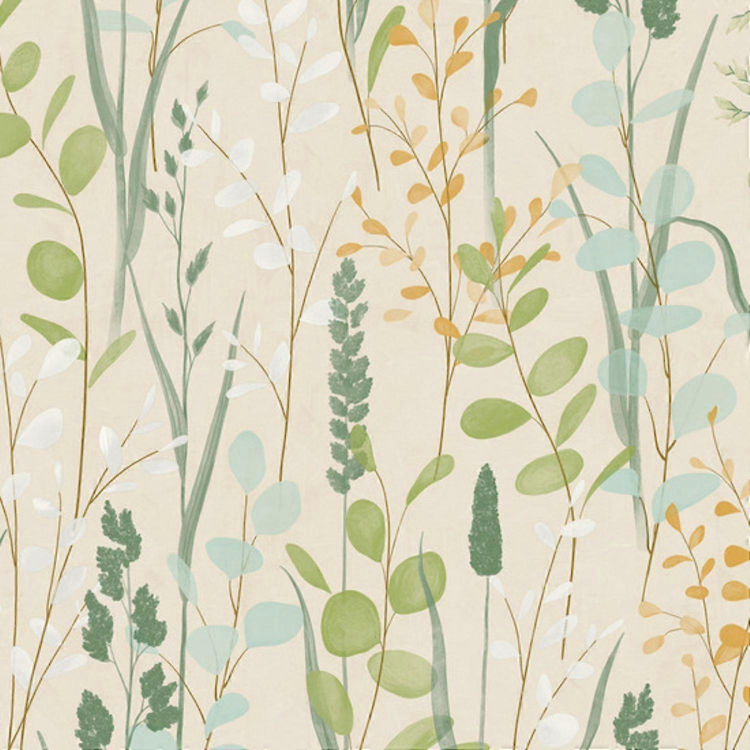 Grandeco Wildflowers Botanical Cream Wallpaper