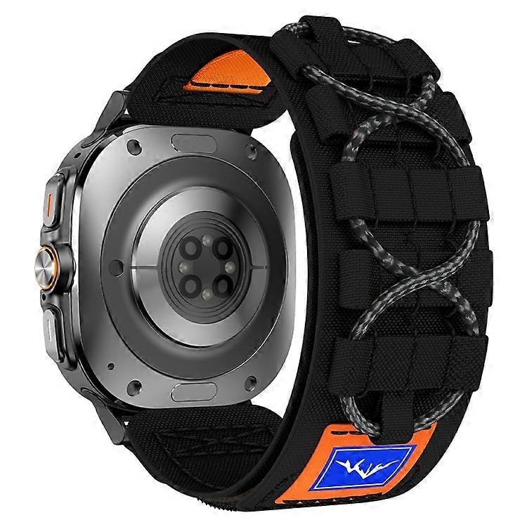 Compatible For Samsung Galaxy Watch Ultra 47mm Nylon Watch Strap Track Braided Rope Strap