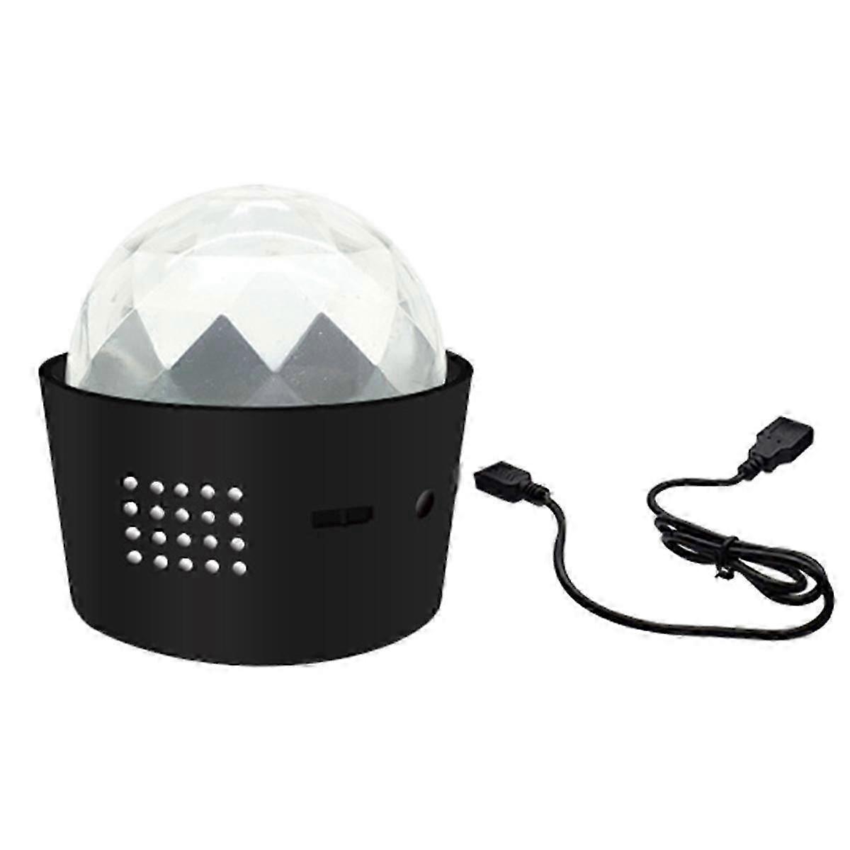 Mini boule disco lumineuse, commande vocale, éclairage de scène, effet stroboscopique DJ pour Pa