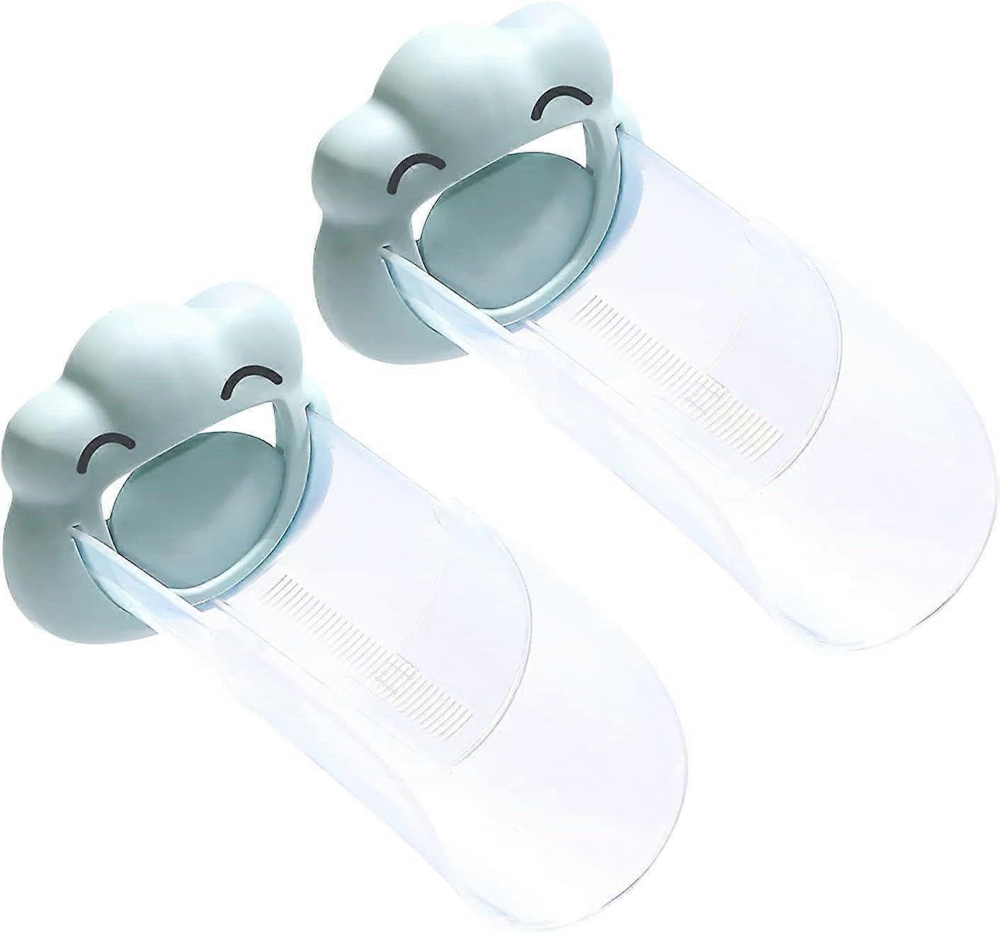 faucet extender, faucet extender, 2pcs Cartoon Cloud Shape Kids Faucet Extender, Children Faucet Accessories with Extendable Length (Light Blue)
