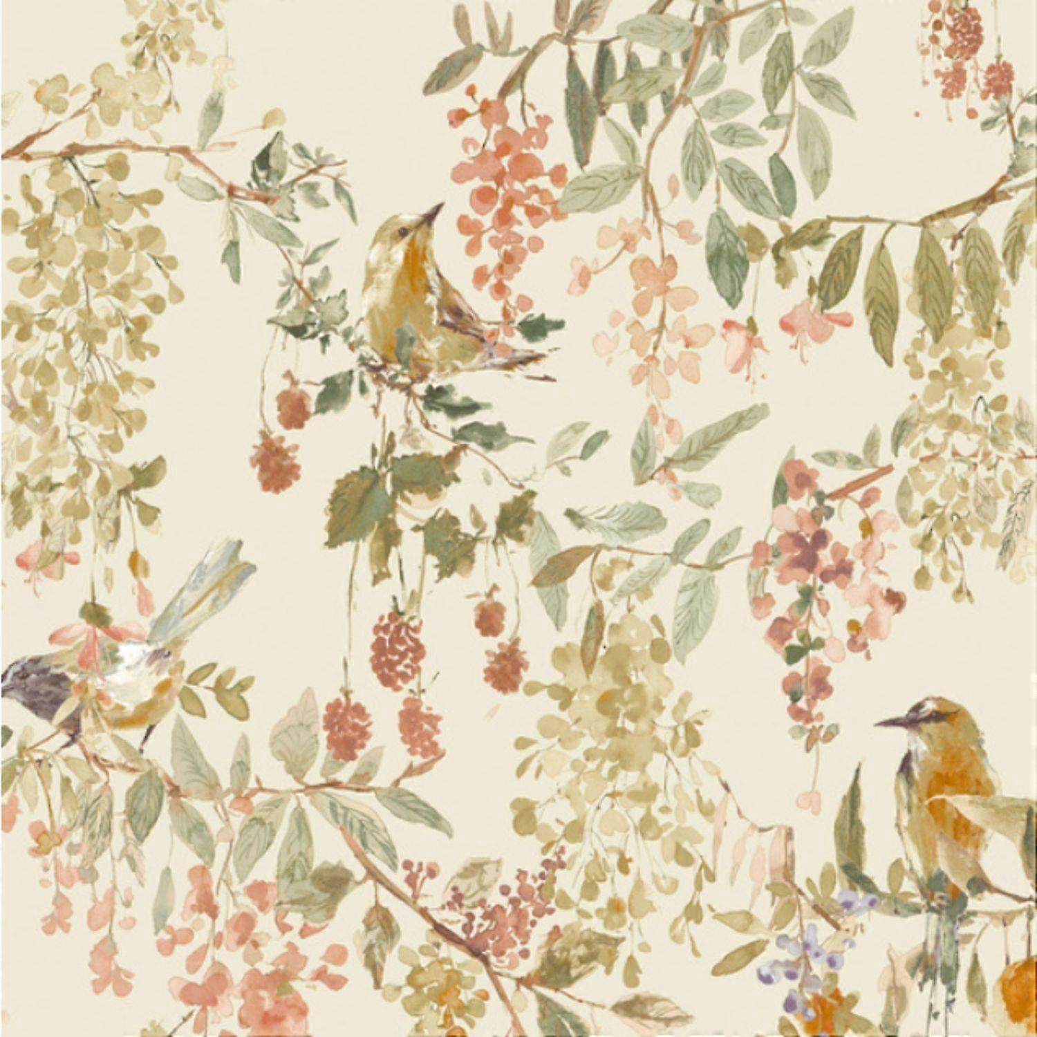Grandeco Blackberry Trail Cream Wallpaper
