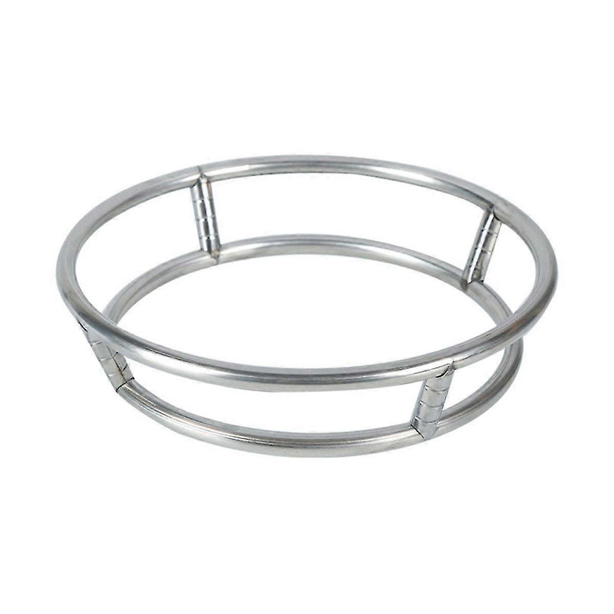 Wok ανοξείδωτο Wok Ring Rack Rack Burner Σχάρα αντικατάστασης καλωδίων Μονωμένη στάση ματ ποτ για το κιτ