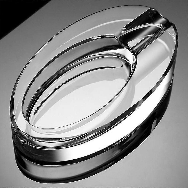 Creative Large-Diameter Cigar Ashtray, Household Cuban Cigar Crystal Ashtray