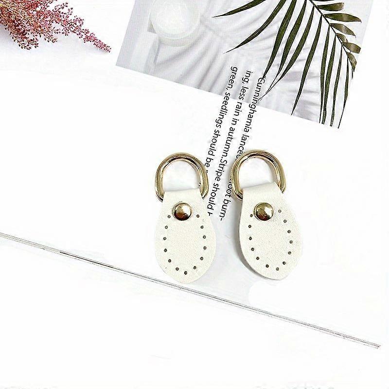2PCS Flerfärgad DIY Bagage Tillbehör Läder Handsydd Spänne Par Rem Tillbehör Spänne