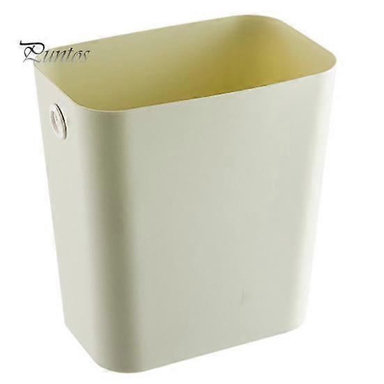 Bathroom Gap Trash Can Uncovered Narrow Plastic Waste Basket with Fixed Hole Space Saving Slim Garbage Can for Bedroom Kitchen Living Room Office