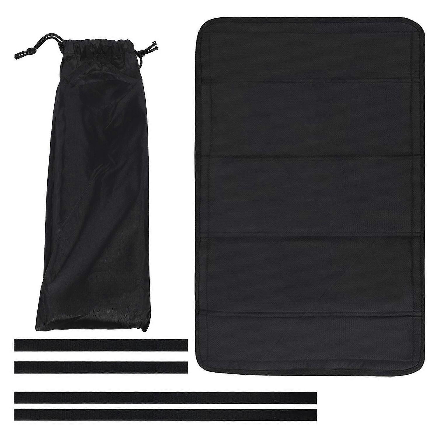 64 X 41cm RV Door Window Sunshade Black Privacy Protection Foldable Blackout Window Cover for RV Win