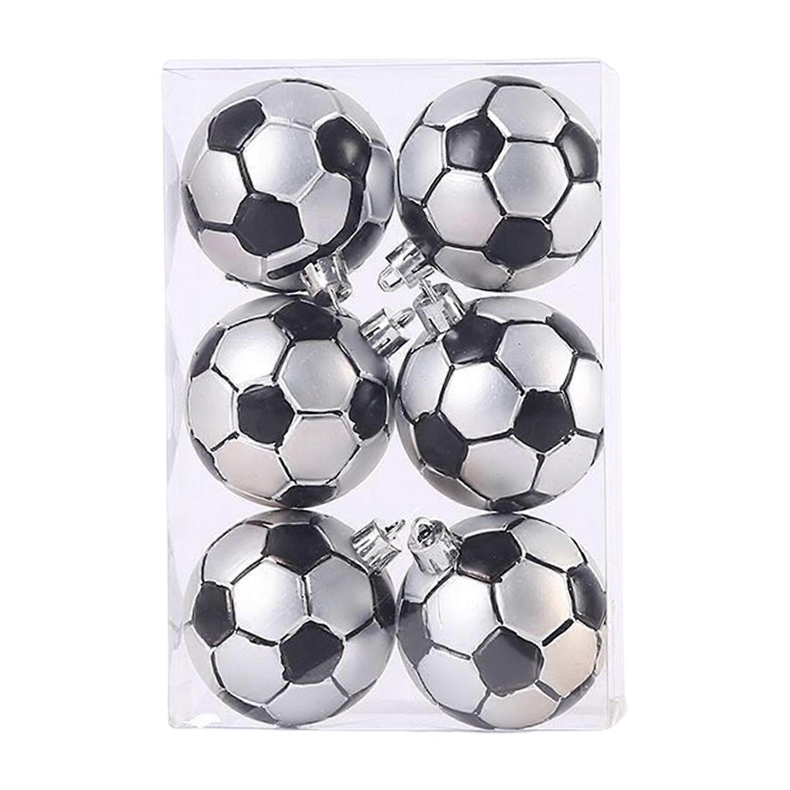 6ピースクリスマスボールオーナメントツリー飛散防止DIYデコレーション新年