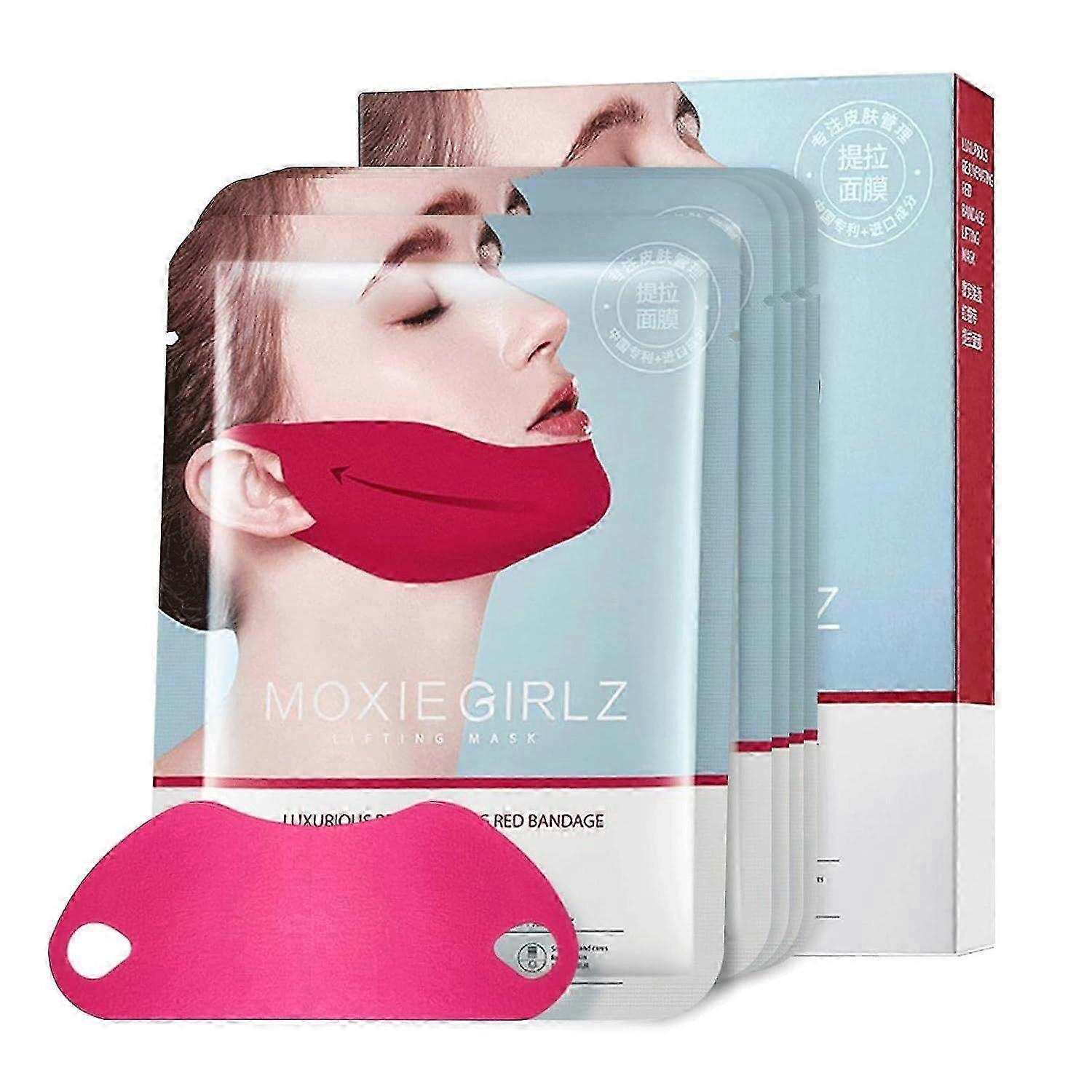 V Line Mask, Double Chin Lifting Mask, V Line Lifting Face Mask, Moisturising Collagen Face Mask for Skin Care