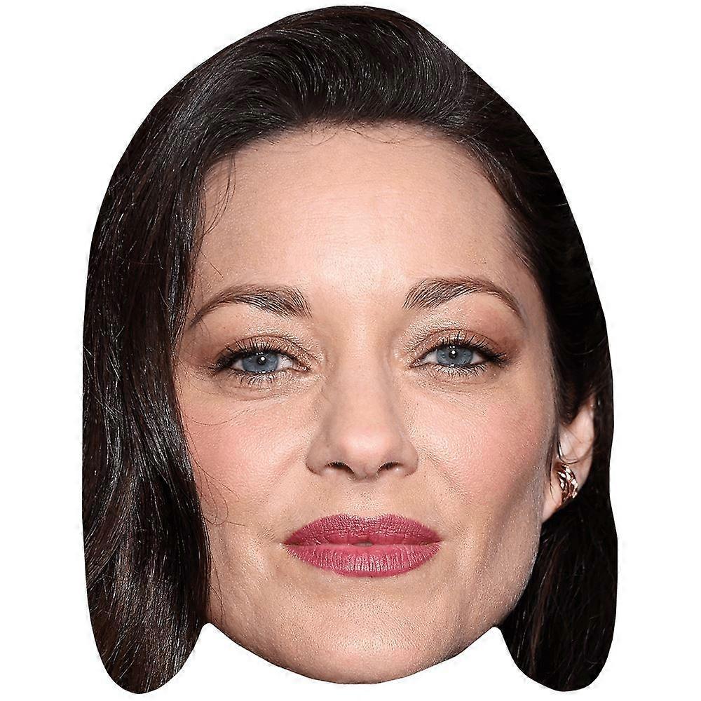 Marion Cotillard (Smile) Celebrity Mask, Flat Card Face