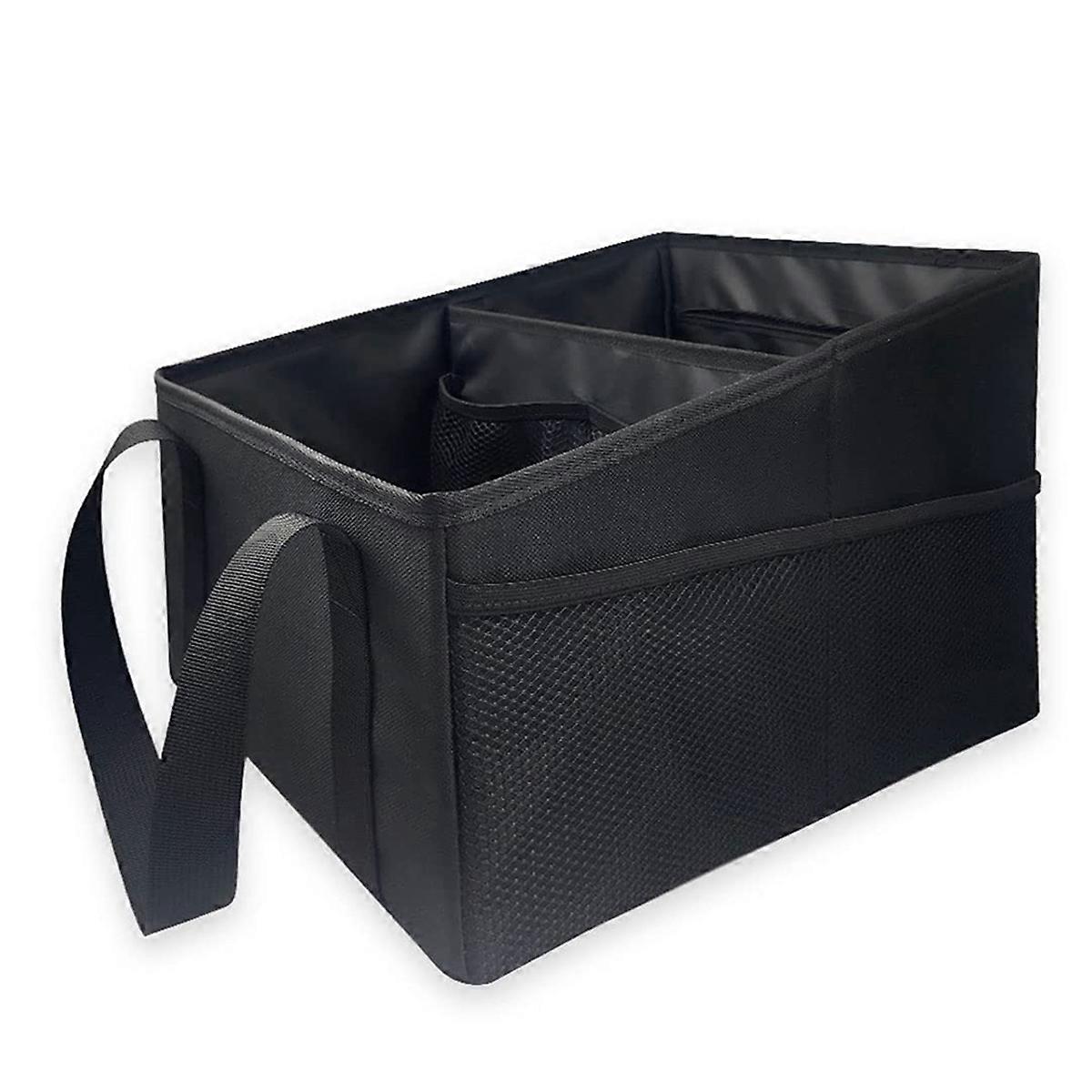 Car Boot Organiser Seat Front Seat Organiser Storage Boxes Large Capacity Portable Compact Simple Bl
