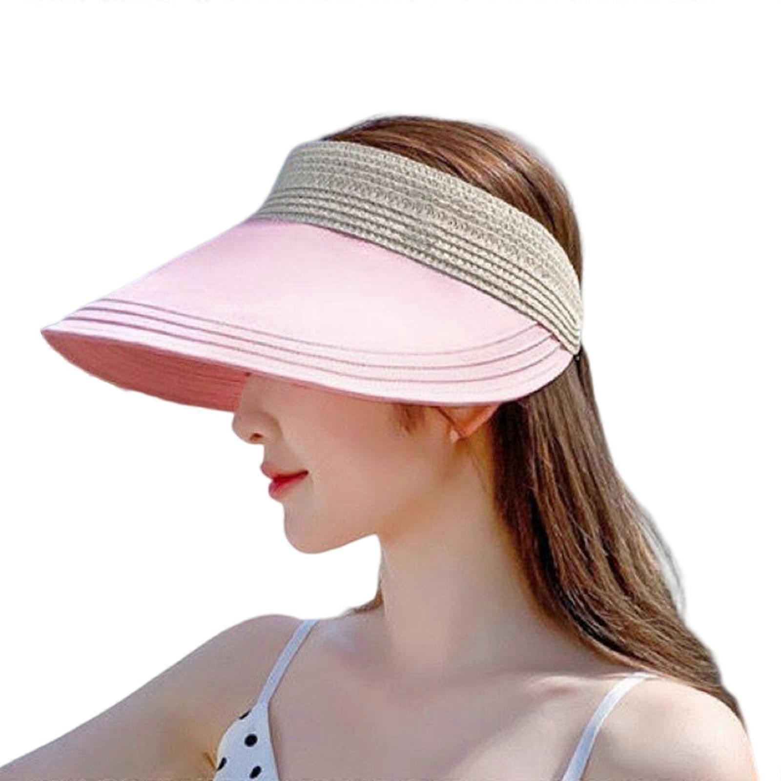 Women Visor Hat Summer Sun Visor Hat Golf Cap Summer Hat Wide Brim