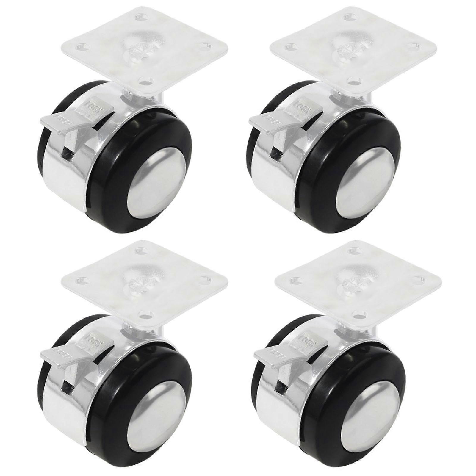 Furniture And Office Caster Wheels Suitable For Chairs Cabinets Tables With Universal Mounting Option High Load Capacity S