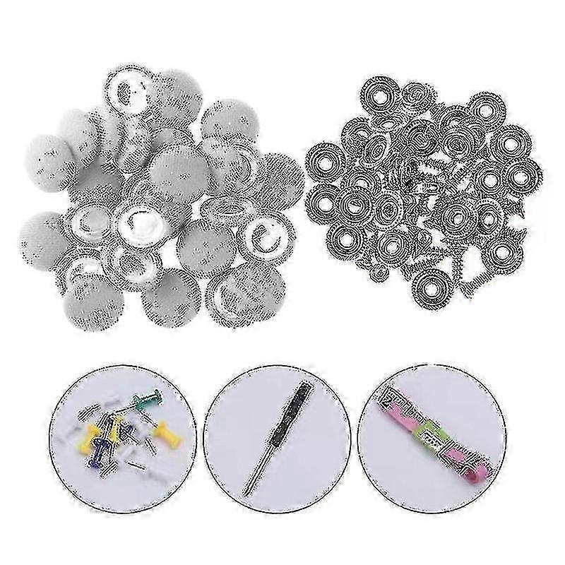 Botão de Reparo Universal do Forro do Teto - Serve para Todos os Carros, Compatível com Tecidos de Nylon para Teto de Carro - WG