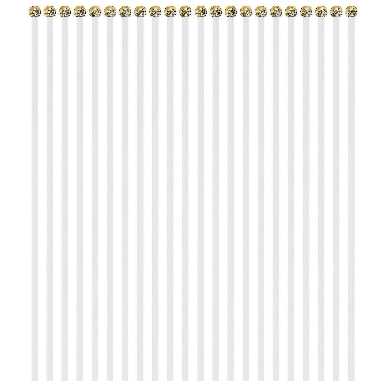 40cm Small Flag Poles - 100pcs for Sporting Events & Festivals