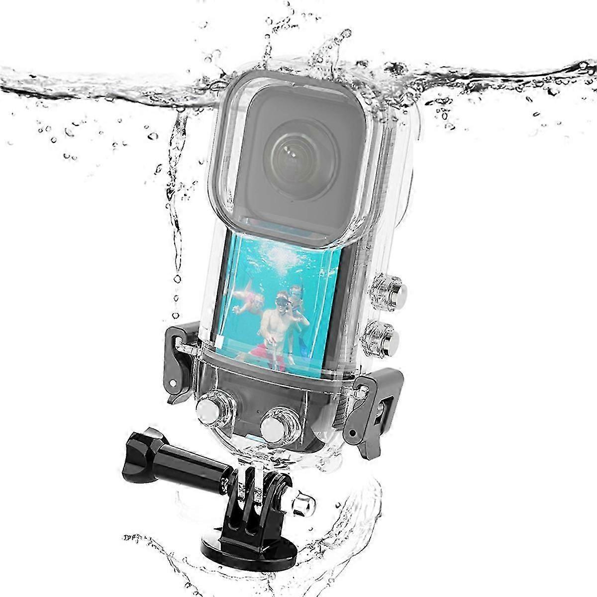compatible with Insta 360 X3 Waterproof Case Action Camera Accessories Diving Case 50 Meter Panoramic Camera Pro
