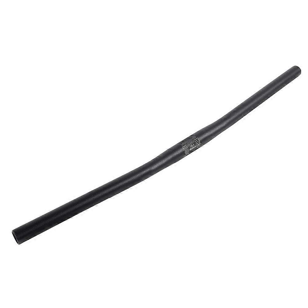 25.4mm Black Sandblasting Bike Handlebar for Road and Mountain Bikes, Straight Design, Durable Material, Compatible with Most Models