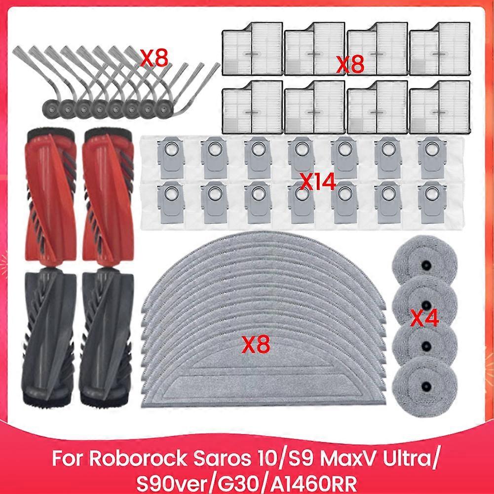 For Spare Parts Main Side Brush Filter Dust Bag Mop Cloth