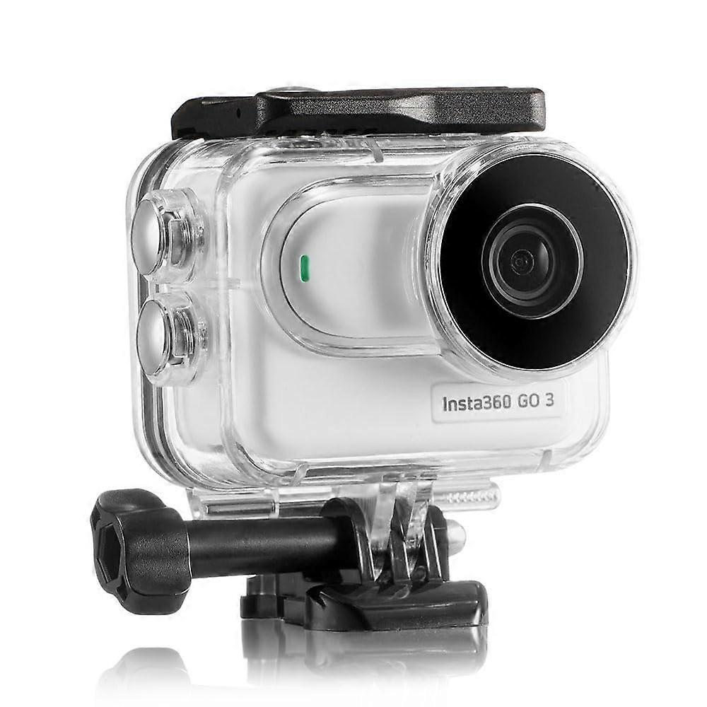 GO3 Dive Case for Insta360 GO 3/GO 3S, 60M Waterproof Underwater Filming Accessory with Mounting Bracket and Screws
