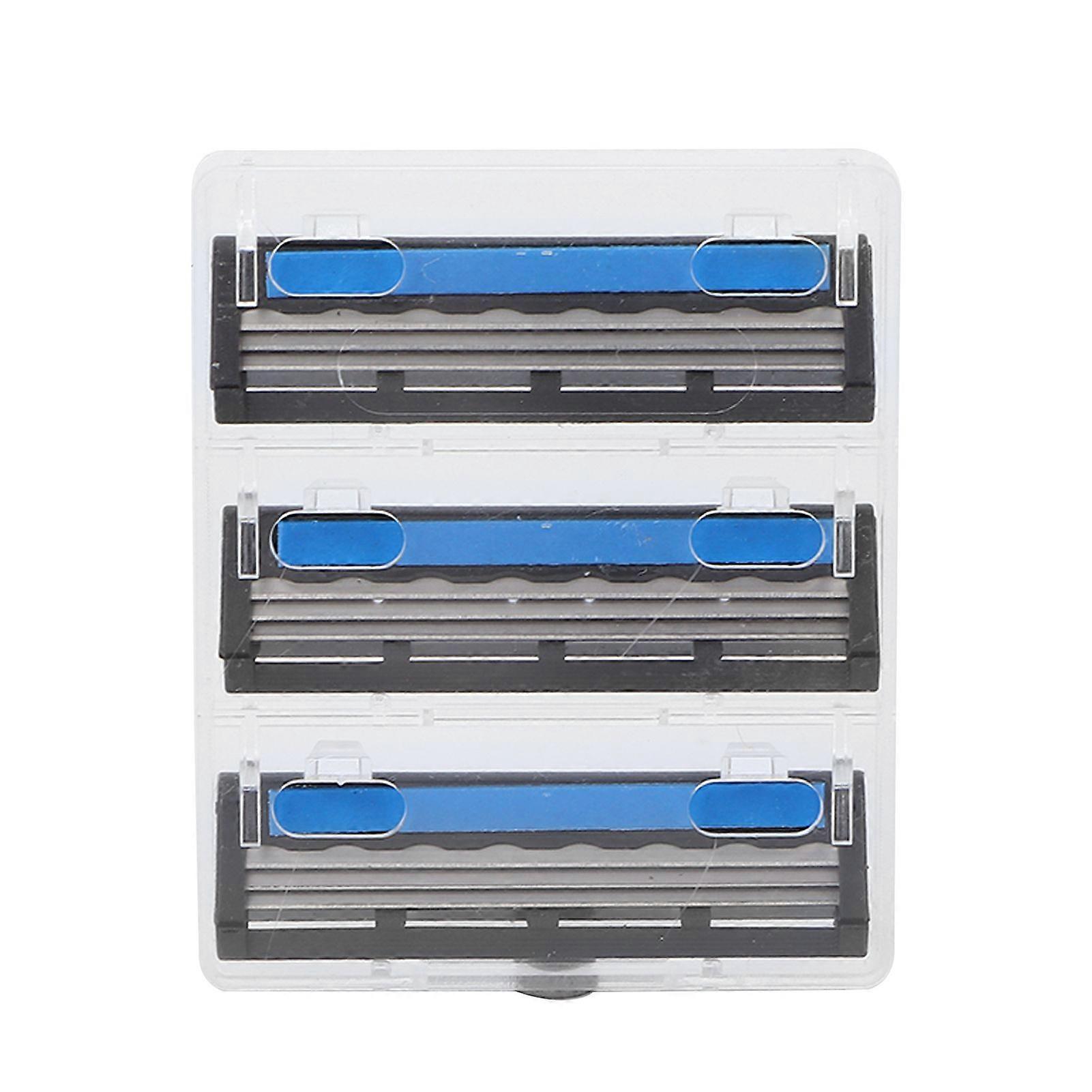 3pcs Rotating Razor Blades Refills for Mens Shavers