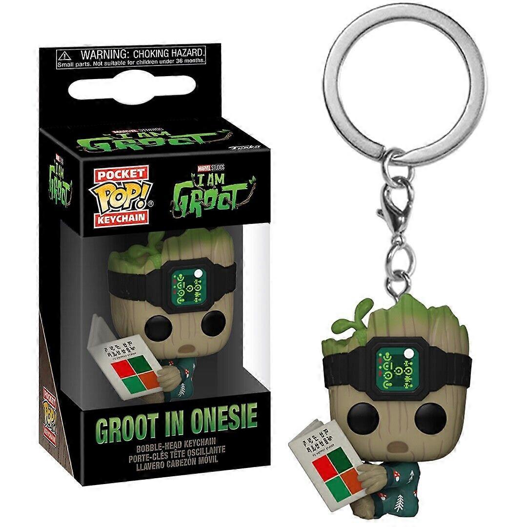 Groot (Sitting) I Am Groot Funko Pocket Pop! Marvel Keychain
