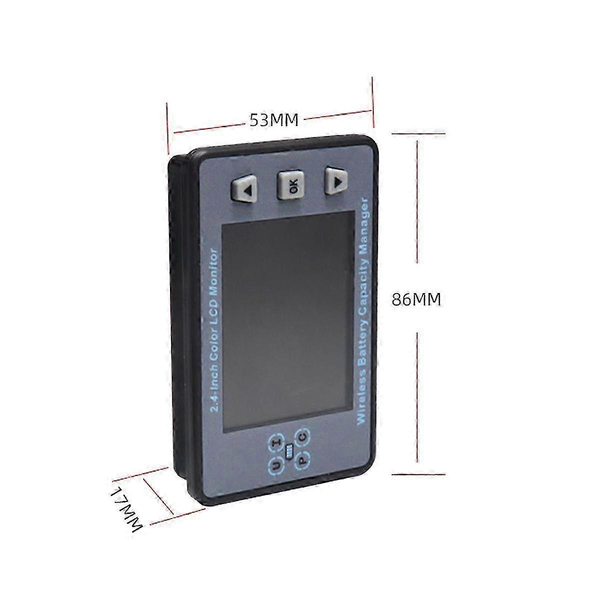 VAC8810F 2.4 Inch Wireless Voltage Meter+Measurement Box+Case Coulometer Capacity Power Detector 12