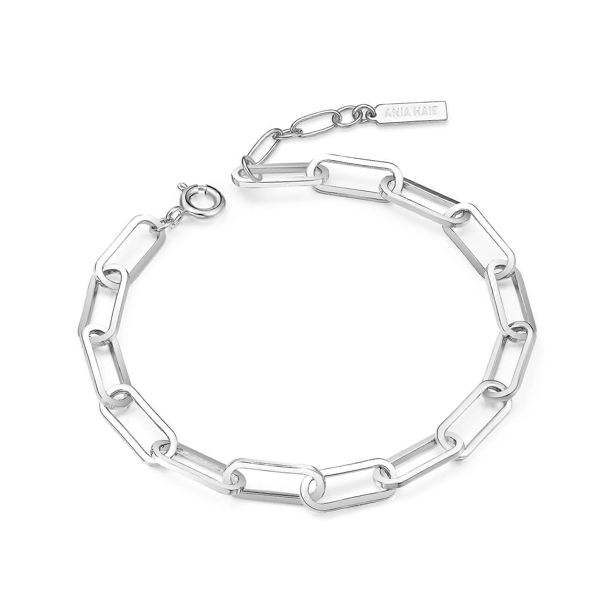 Silver Bold Chunky Chain Bracelet B062-04H