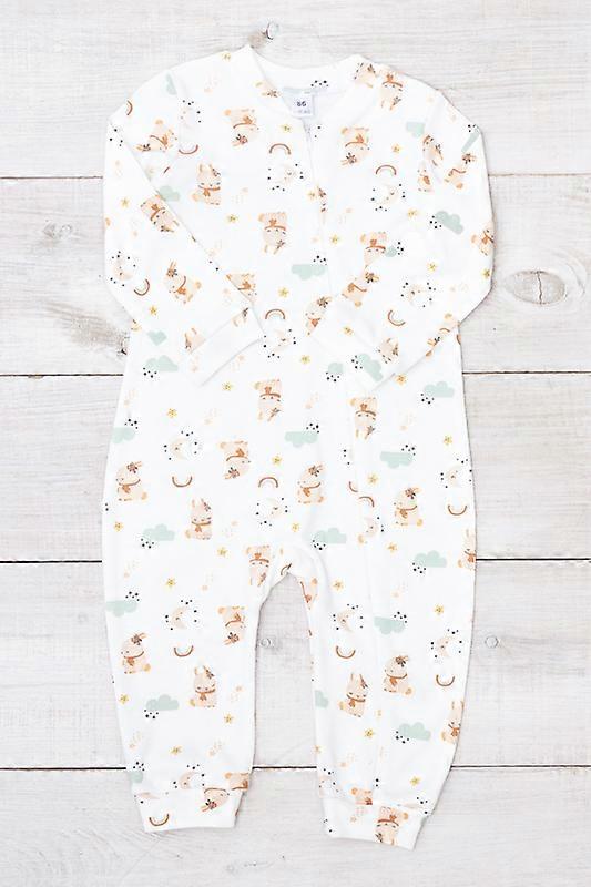 Infant Girls’ Bodysuit – Soft Interlock Cotton & Full Footed Design, Any season, HC 5076-016-5
