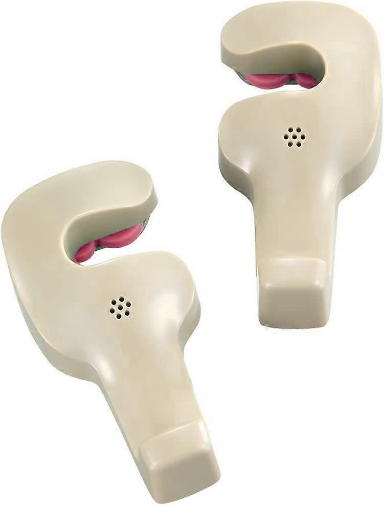 Universal Auto Fahrzeug Rücksitz Kopfstütze Aufhänger Halter Haken für Tasche Geldbörse Stoff Lebensmittel (Beigeschwarz - 2er-Set) (D-S5)