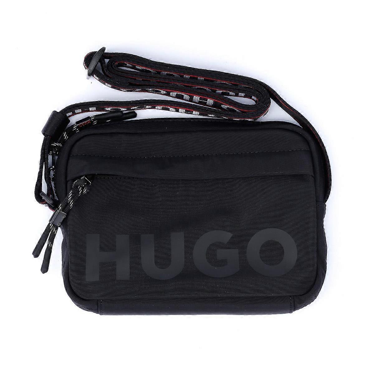 Hugo Quentyn Polyamide Men's Black Cross Bag