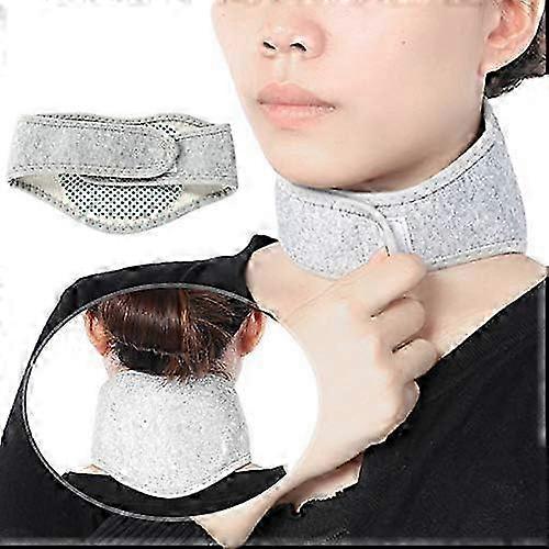 Neck Support Pillow: Tourmaline, Self-Heating, Adjustable