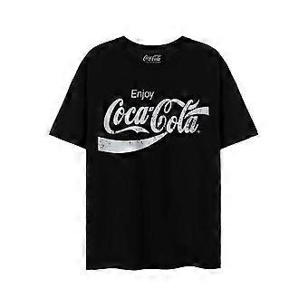 Coca-Cola Unisex Adult Distressed Logo T-Shirt | Fruugo UK