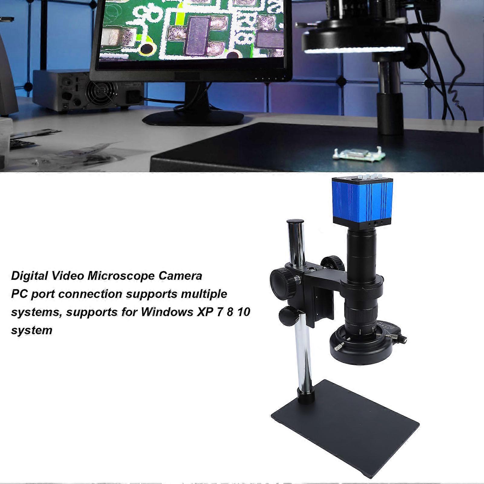 51MP Industrial Digital Microscope Camera - 180X Zoom, USB C Mount, High Resolution