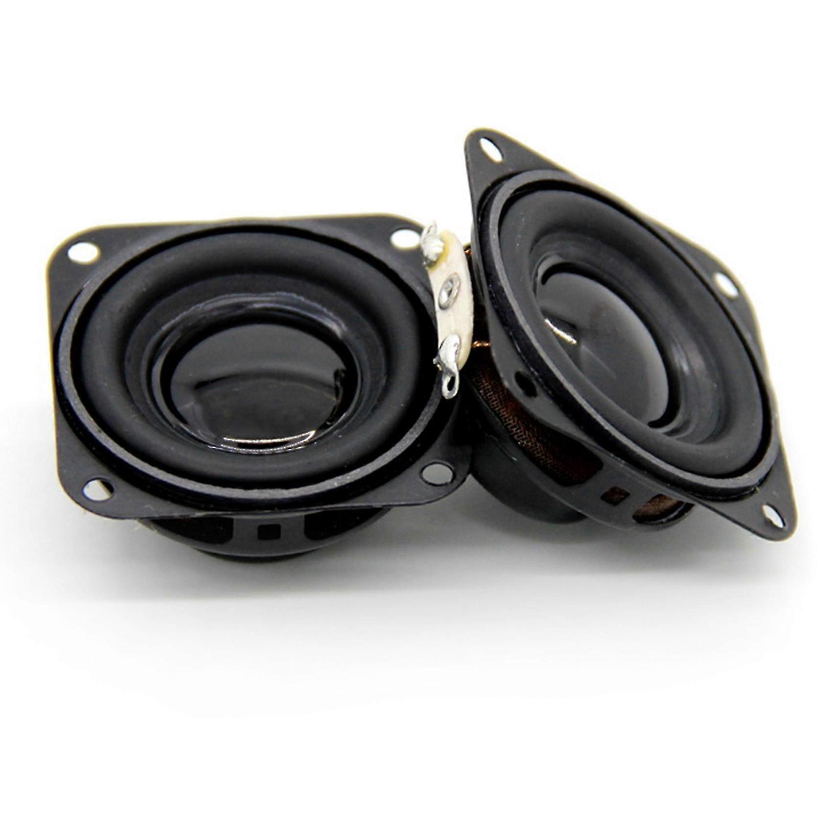 2PCS 1.5 Inch o Speaker 4 3W 40mm Bass Multimedia Loudspeaker DIY Sound Speaker with Fixing Ho