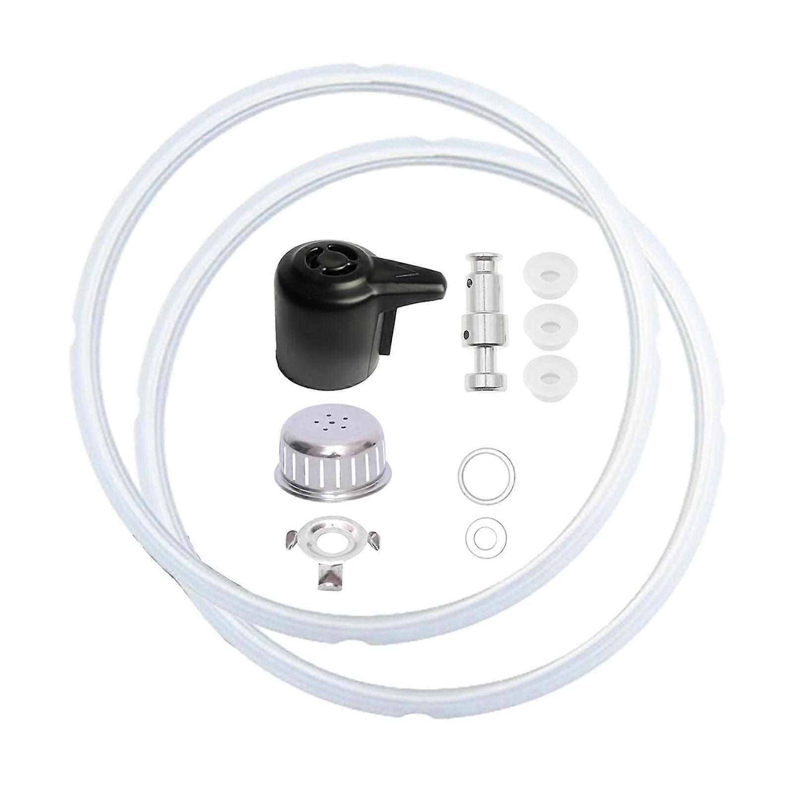 Comprehensive Pressure Cooker Accessory Set Dishwasher Safe Part for 5/6QT Featuring Anti Blockage Sealing Rings