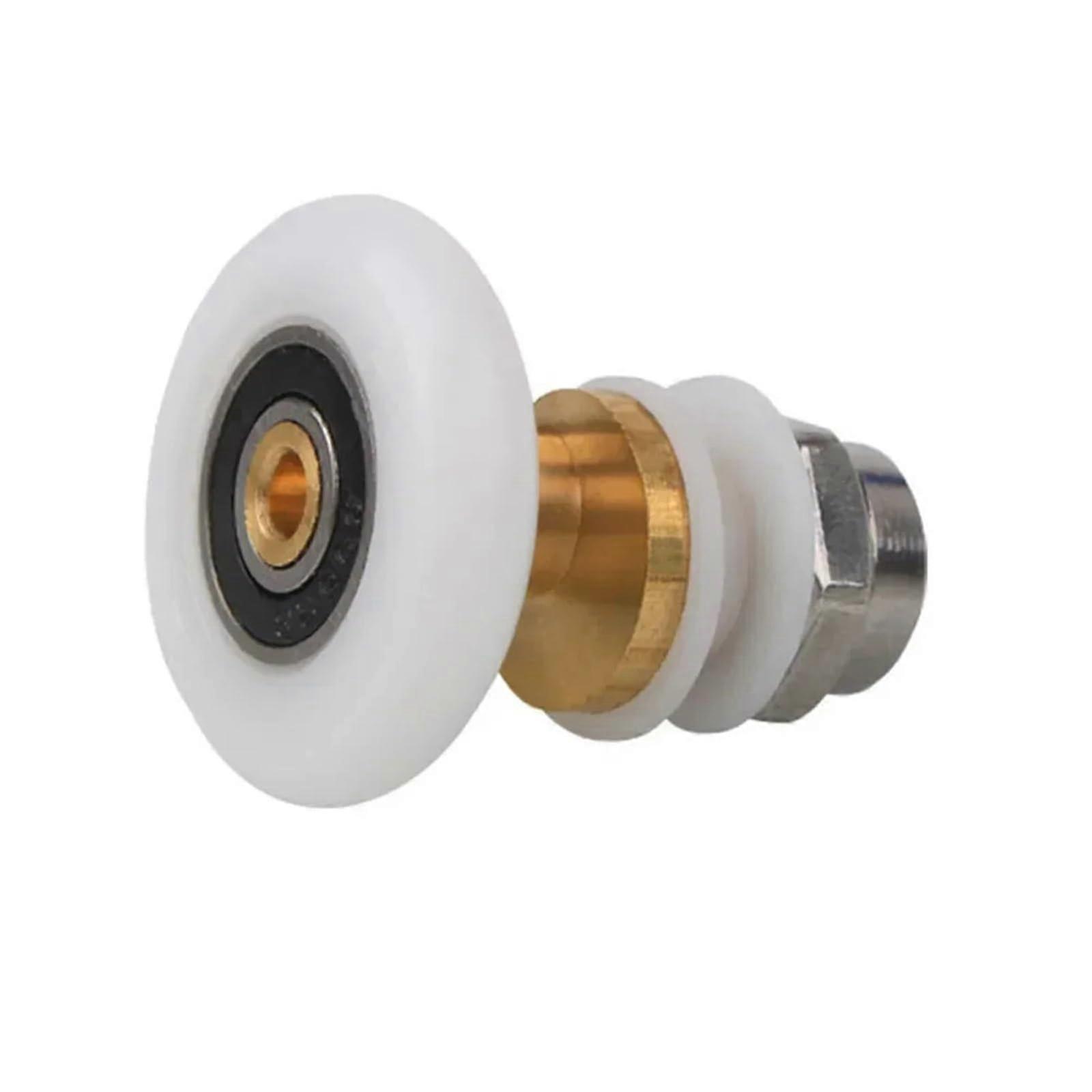 20/23/25/27mm Door Rollers for Shower Glass Sliding Doors, Bathroom Cabinet Eccentric Pulleys, 4 PCS Wheel Roller Set