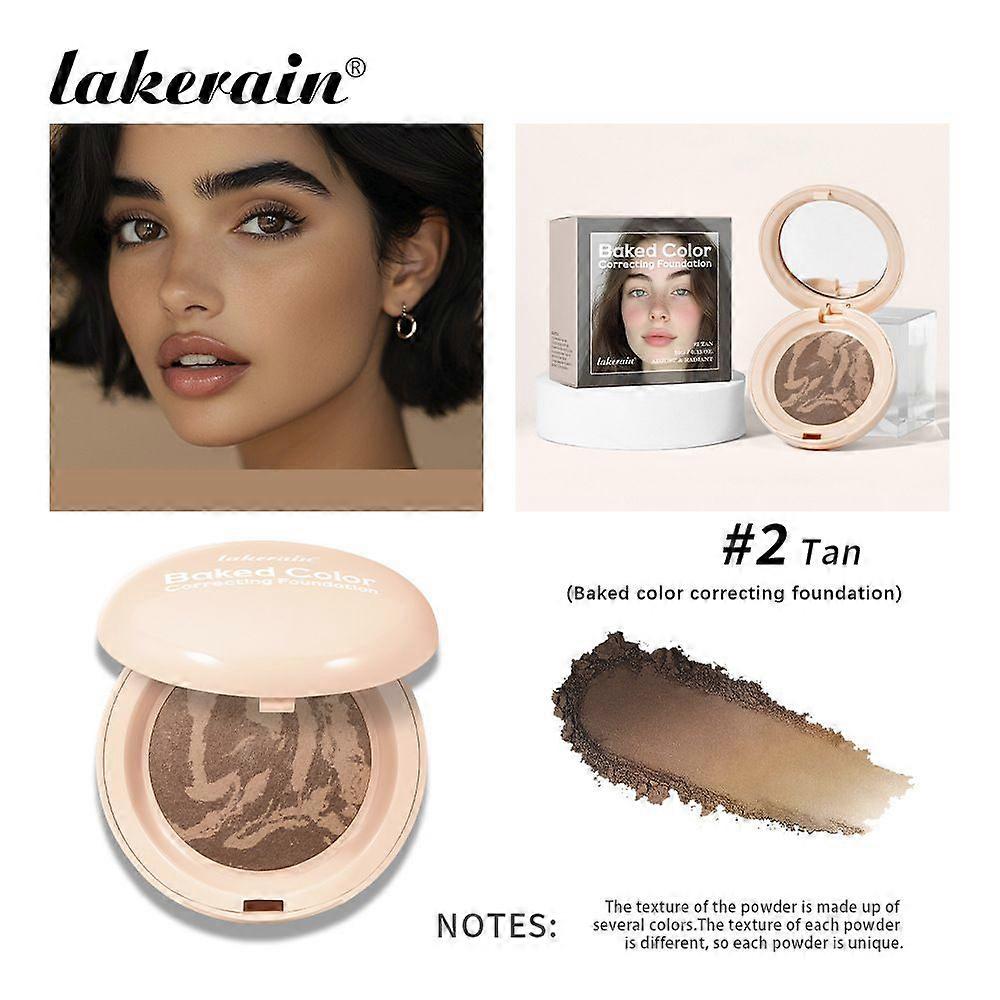 Baked Color Multi-Functional Eyeshadow Palette, Unique Color Combination with Fine Powder Texture for Hairline, Nose, Cheeks & Jawline Contouring