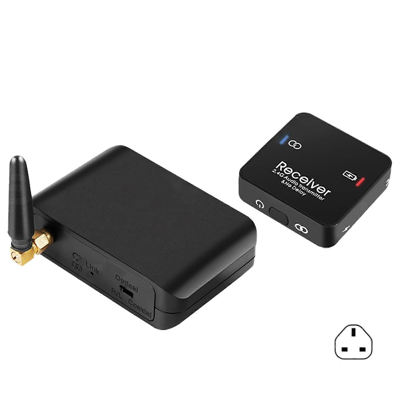 WR362 Wirelessly Sound Transmitter and Receiver Transmitter Supports Stereo Inputs No Lags
