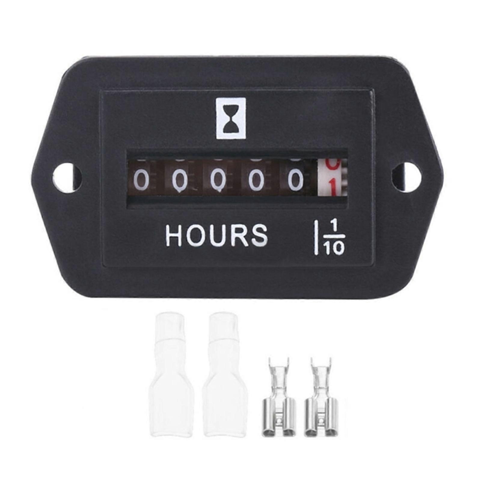 Hour Meter Digital Industrial Complete Sealed Quartz-Timer Counter Mechanical Hours Counter For Diesel-Engine Generator