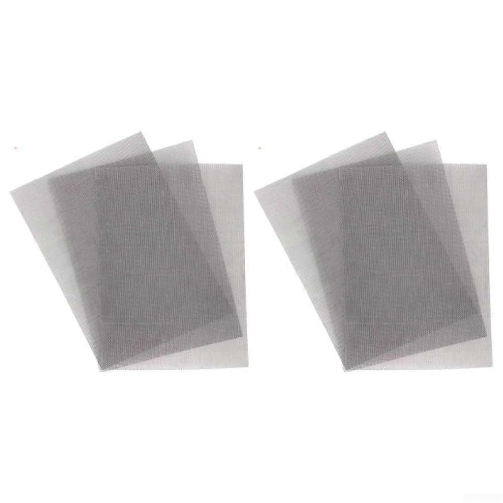 6 pieces of fine stainless steel mesh for air for ventilation and prevention