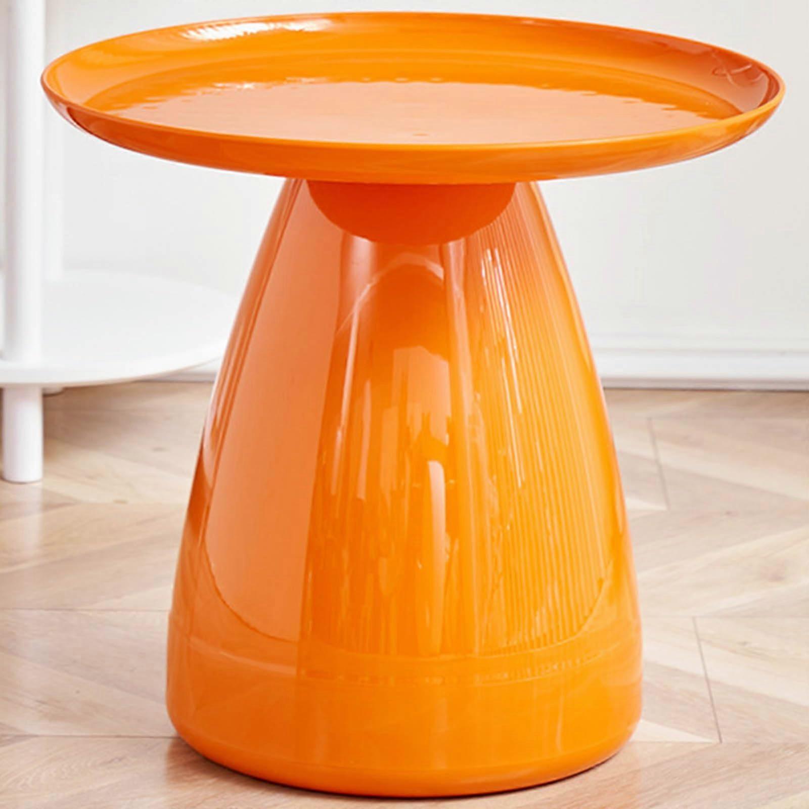 Mushroom Side Table, Small Round Coffee Table, Compact Sofa Table 19.518.1in