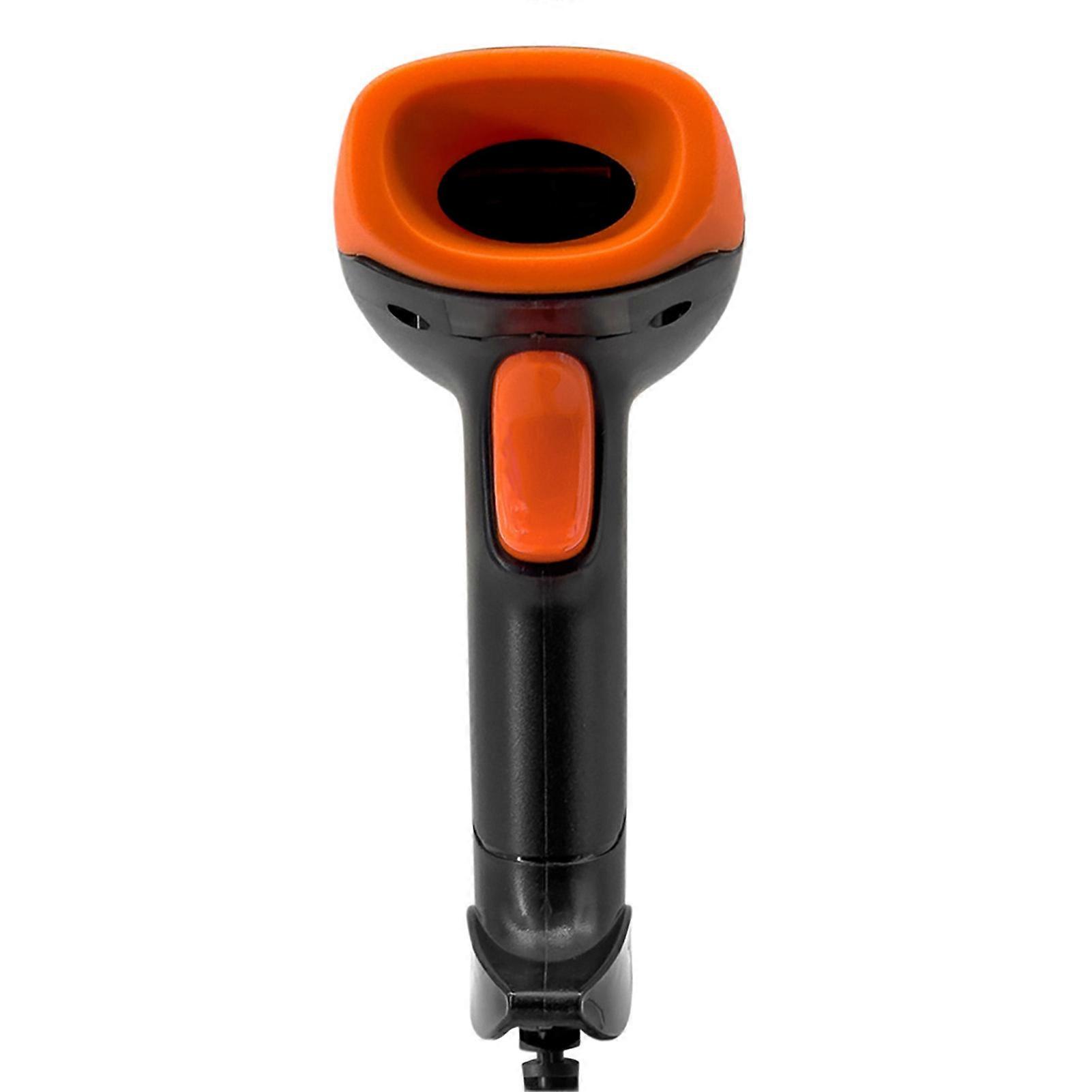 Handheld 1D 2D QR Barcode Scanner USB Wired Reader with CMOS Image Sensor Support Paper Screen PDF417 Compatible with Windows Android MacOS Linux