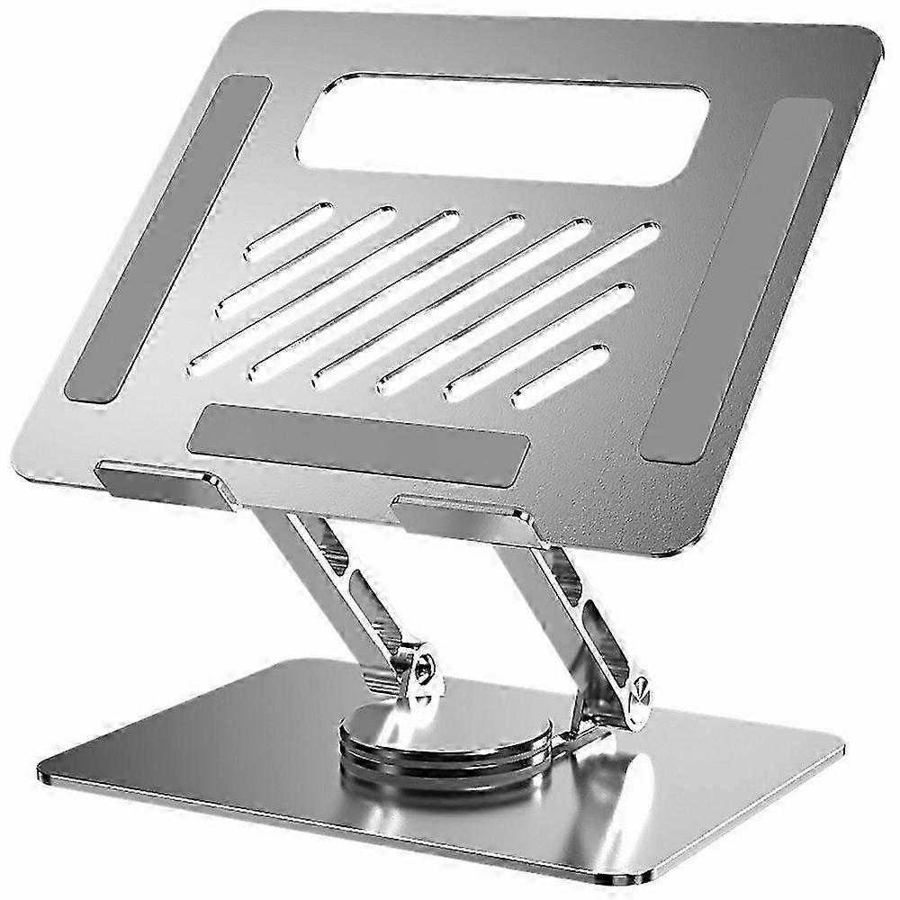 Adjustable Tablet Stand Aluminum Alloy Cooling Design Desktop Holder for Laptops - Silver